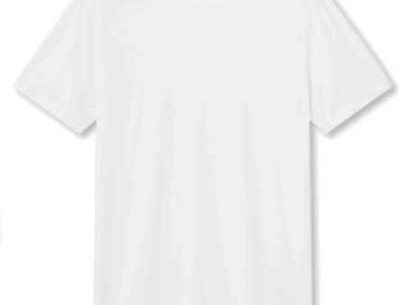 White Crewneck T Shirt on Sale