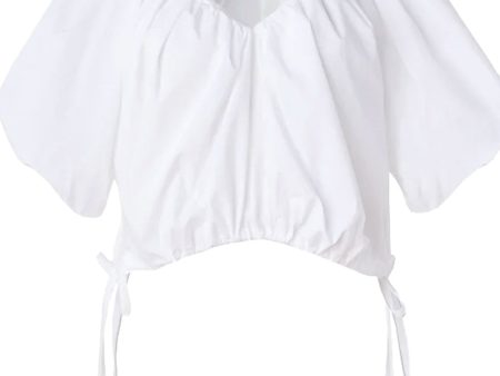 White Shapely Top Hot on Sale