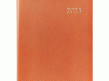 2023 Orange Leather Planner Online Sale