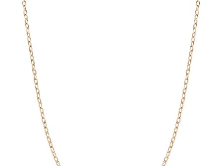 18k Rose Gold 24  Chain Necklace For Sale