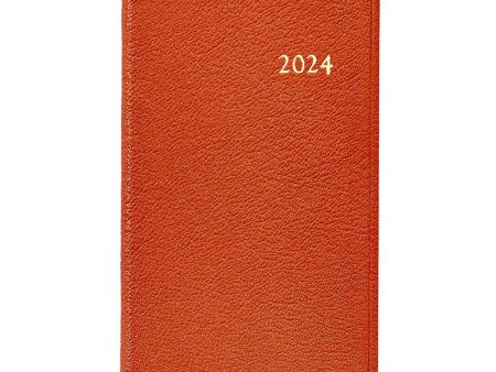 2024 Pocket Datebook in Orange Online Sale