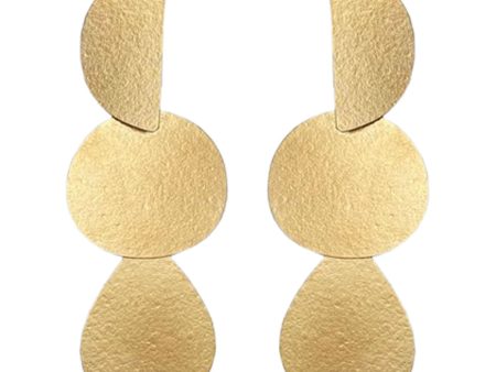 18k Gold Plated Brass Mattea Earrings Hot on Sale