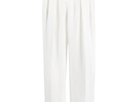 White Pleated Pant Supply