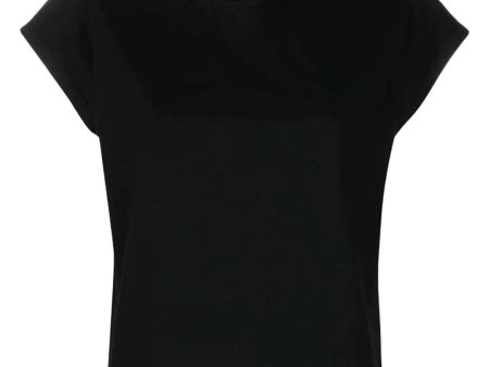 Black Bryce Cap Sleeve Tee Discount