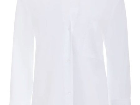 White Superfine Cotton Morning After Shirt Online Hot Sale