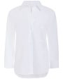 White Superfine Cotton Morning After Shirt Online Hot Sale