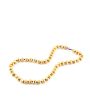 18k Gold and Sterling Silver Large Gold Bead Necklace on Sale