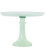 Mint Green Colored Glass Cake Stand Discount