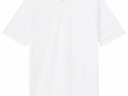 White Sea Island Cotton Polo For Sale