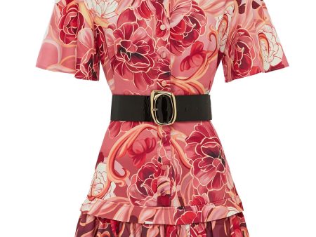 Adorn Print in Passion Beatrice Mini Dress on Sale