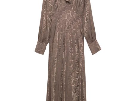 Affogato Python Tawney Midi Dress For Sale