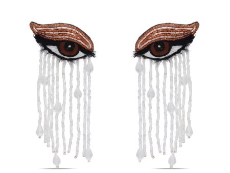 Adri Lux Eye Earrings Discount