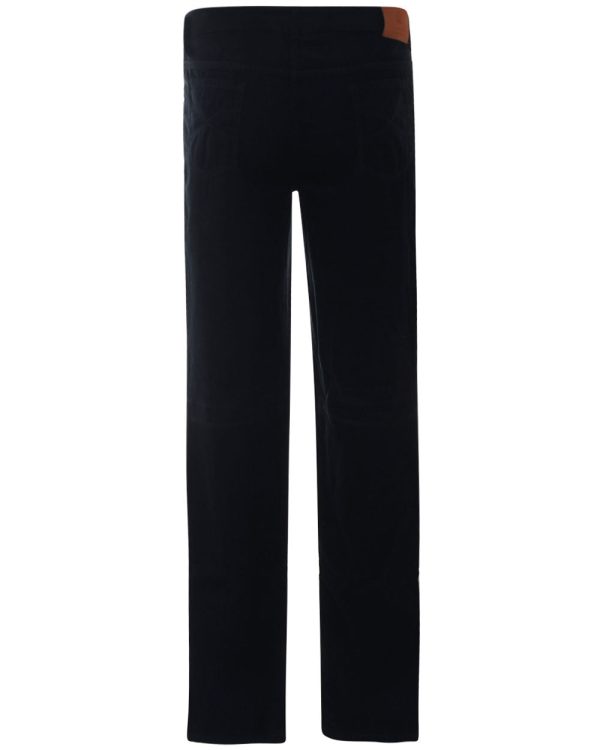 Navy Italian Fit Corduroy Pant Discount