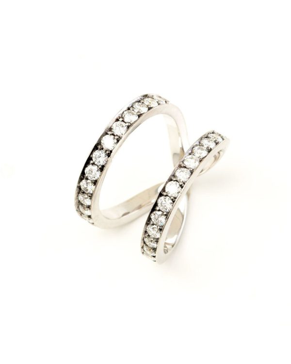 White Gold and Diamond Wonder Woman Ring Supply