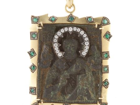 1800’s St. Nich Russ Icon Pendant For Cheap