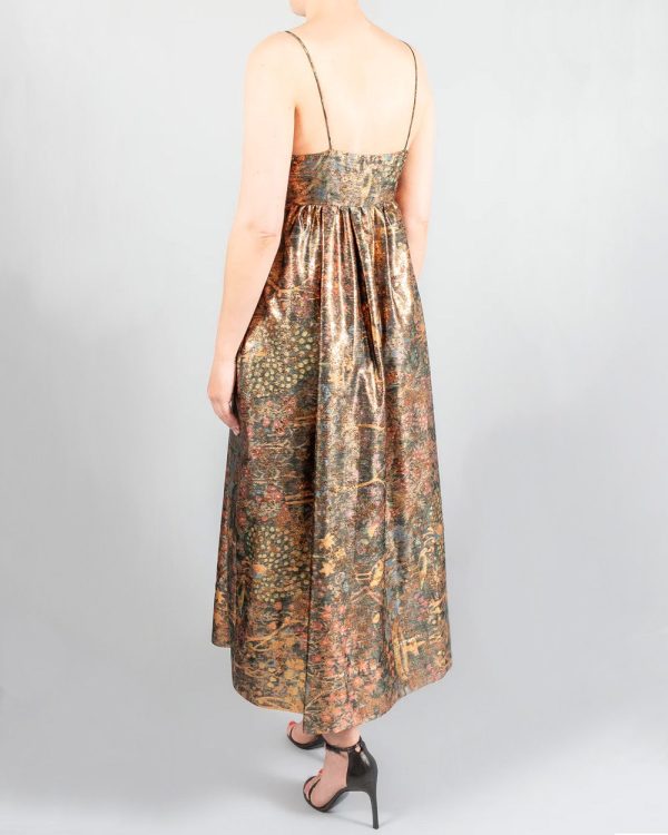 Woodland Jacquard Hesmina Maxi Dress Online Hot Sale