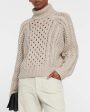 Feather Cashmere Net Micro Paillette Sweater Discount