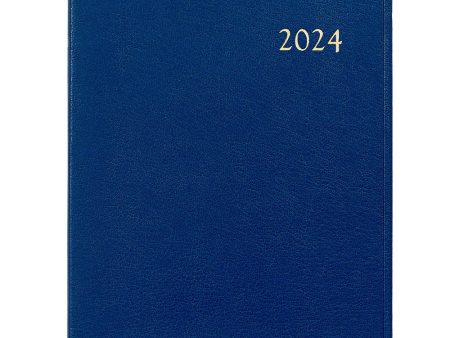 2024 Desk Diary in Royal Blue Sale