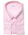 Light Pink Heathered Cotton Blend Dress Shirt Sale